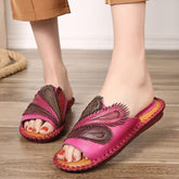Ethnic Style Flat Bottom Casual Beach Slippers