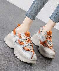 Handmade Green Cowhide Leather Lace Up High Wedge Heels Shoes