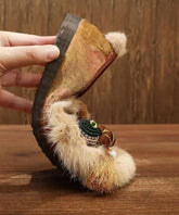 Soft Soled Ethnic Style Embroidered Handmade Flat Tiger Head Shoes