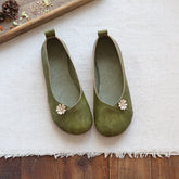 Summer Retro Floral Decorated Casual Shoes