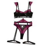 2026 Lingerie Lace Bra Exotic Set Transparent Underwear Fine Erotic Outfit