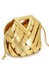 Triangle Woven Large-capacity Handbag