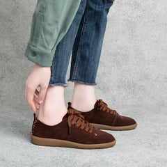 Autumn Soft Suede Leather Casual Shoes