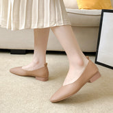 Summer Retro Soft Leather Wedge Casual Shoes (34-40)