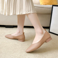 Summer Retro Soft Leather Wedge Casual Shoes (34-40)