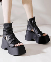 Black Sandals Platform Sandals