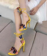 Strap Butterfly Stiletto High Heel Sandals