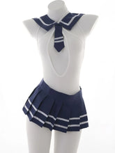 Seductive Backless Gentle Romantic Fairy Plus Size Lingerie Seductive Crotch Jumpsuit College Set Uniform Student Outfit