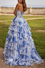 Sherri Hill Prom&Beyond And The Prom Store Perfect Instant Flower Off Shoulder Ruffle Dress