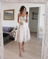 Cup Embroidered Lace Evening Dress, Evening Beach Resort Dress, Tight Skincare Dress