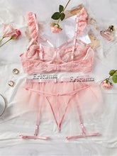 Lingerie Lace Transparent Underwear Brief Sets Bra Kit Push Up Breves Sets Erotic Bra Set Underwear