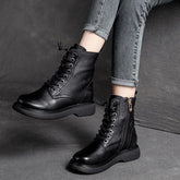 Autumn Winter Retro Casual Leather Boots