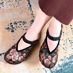 Real Leather Sponge Retro Casual Shoes