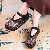 Real Leather Sponge Retro Casual Shoes