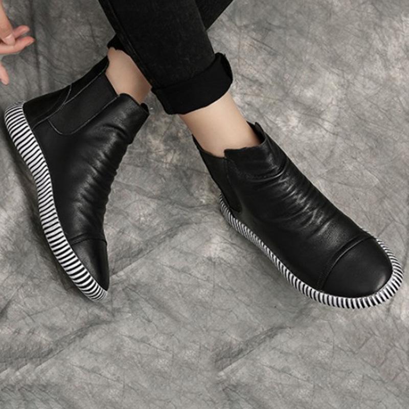 Leather Casual Chelsea Boots