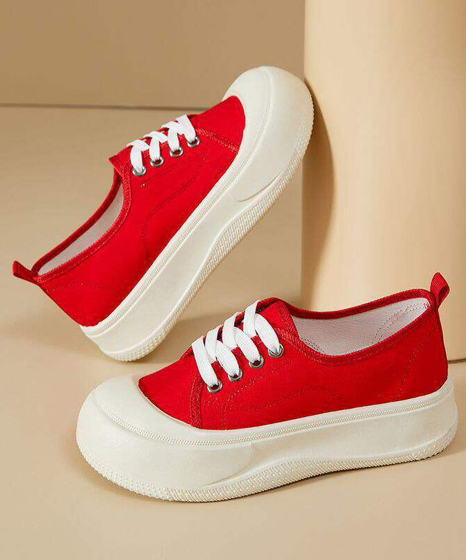 Yellow Cross Strap Splicing Canvas Flat Feet Shoes