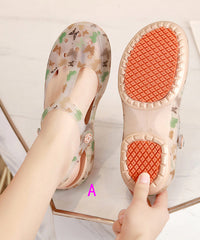 New Summer Print Hollow Out Beach Walking Sandals