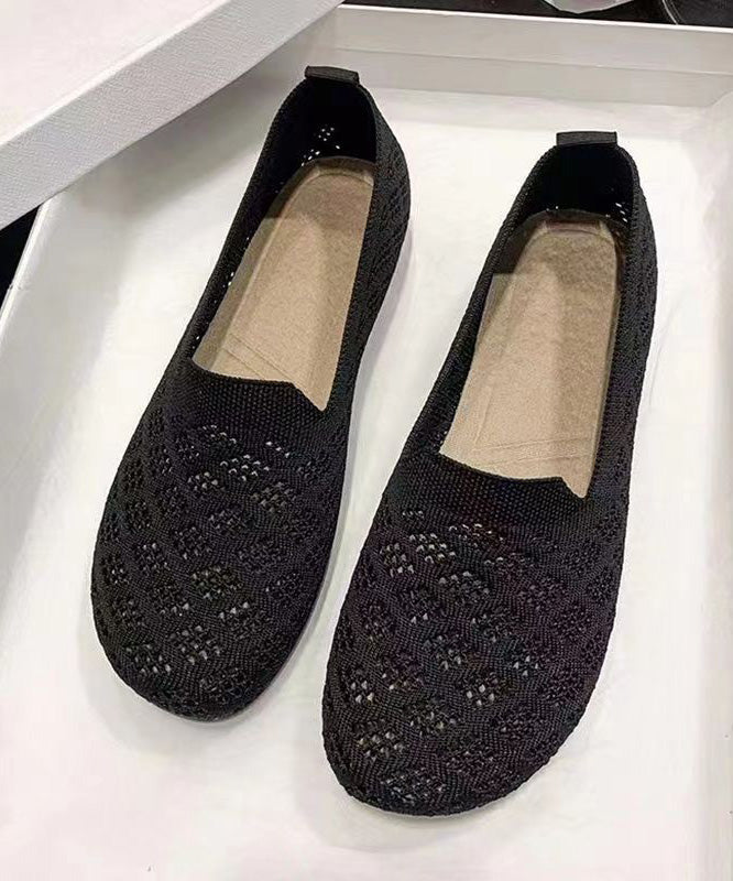 Beige Breathable Mesh Comfy Splicing Flat Feet Shoes