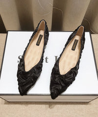 New Green Comfortable Soft Flat Feet Shoes Pointed Toe