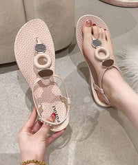 Boho Versatile Soft Flats Walking Sandals Peep Toe