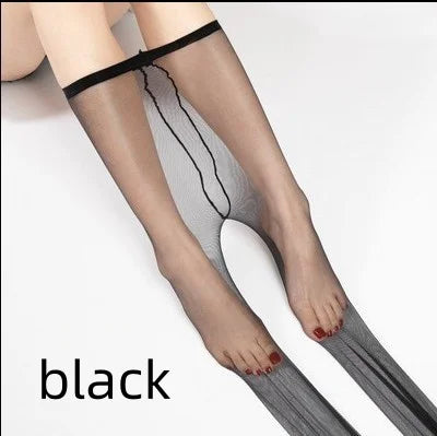 1D Silk Stockings Thin Style Shiny Pearl Bright Silk Stockings Summer Ultra-thin Leg Socks Pantyhose Lingerie
