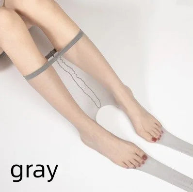 1D Silk Stockings Thin Style Shiny Pearl Bright Silk Stockings Summer Ultra-thin Leg Socks Pantyhose Lingerie