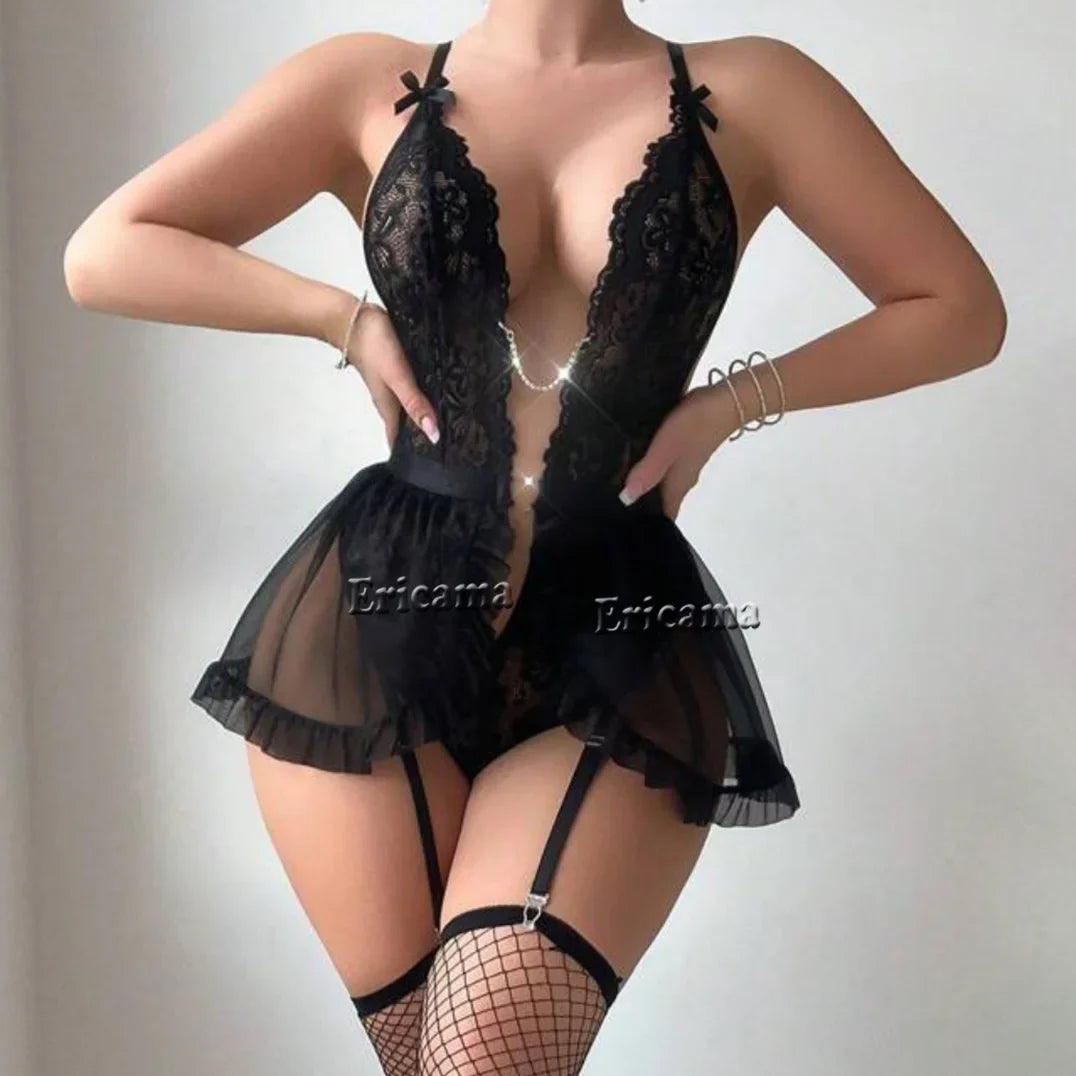 2024 Lingerie Set Transparent Lace Lingerie Set