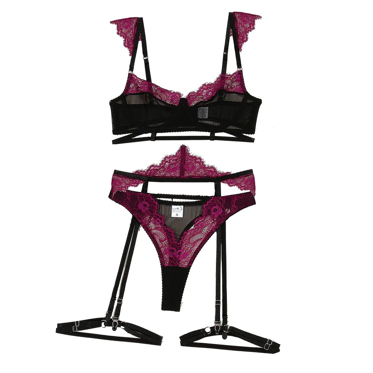 2026 Lingerie Lace Bra Exotic Set Transparent Underwear Fine Erotic Outfit