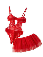 2Pcs Lace Lingerie Transparent Porno Lace Erotic Underwear Bra Set And Lingerie Erotic Sleepwear