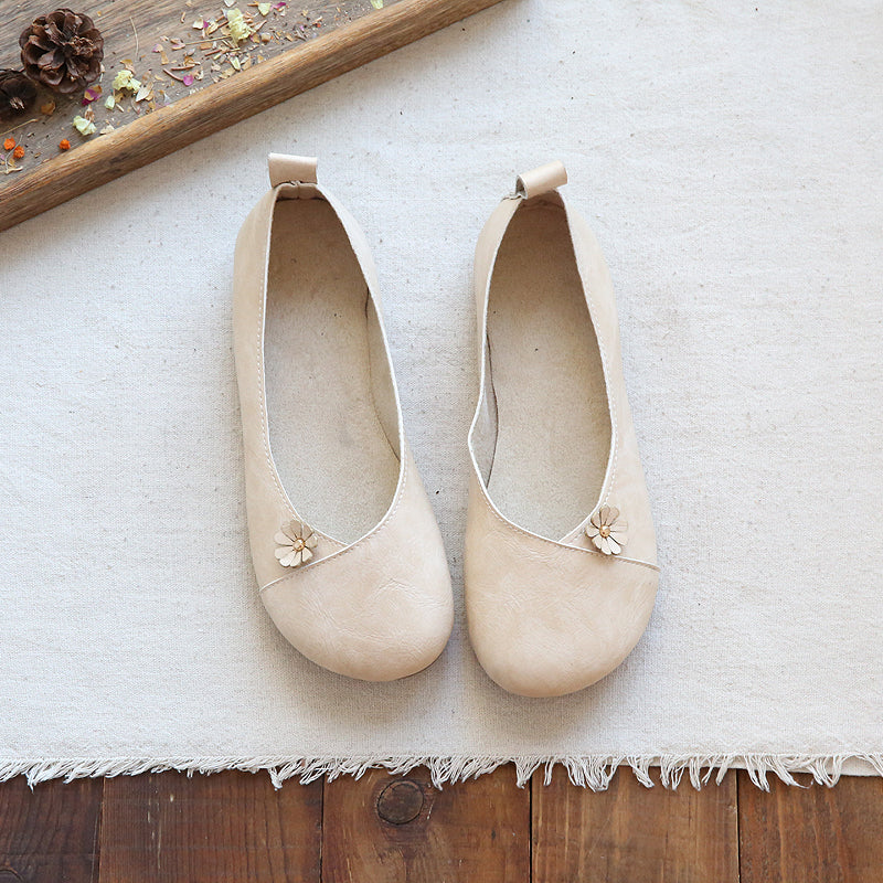 Summer Retro Floral Decorated Casual Shoes