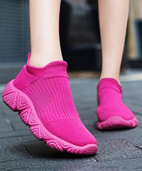 Comfortable Breathable Mesh Rose Flats Shoes