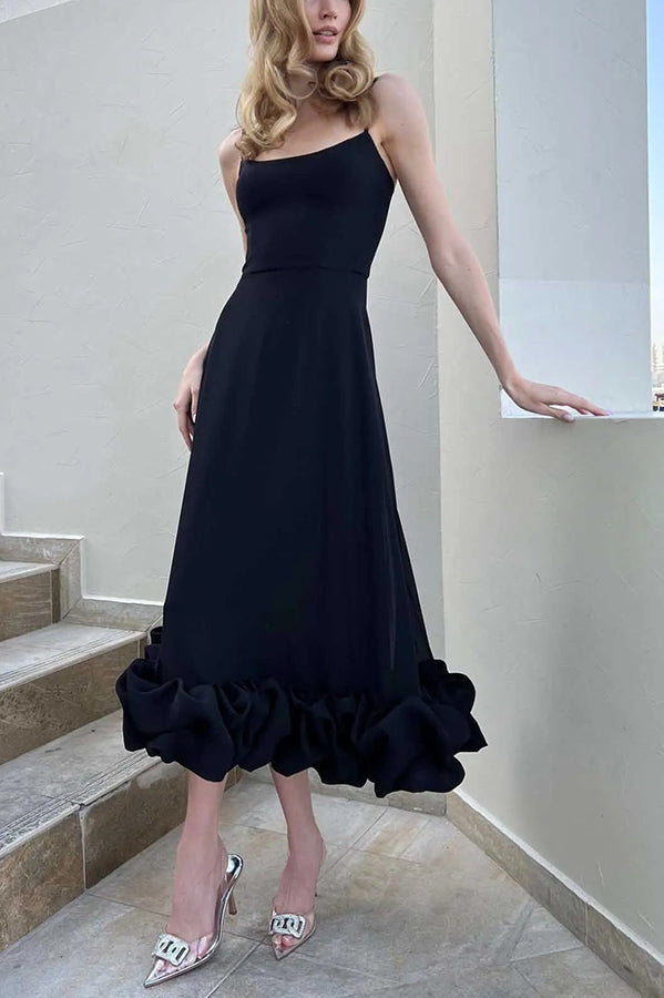 camisole waist cinching charm multi-color banquet party MIDI skirt