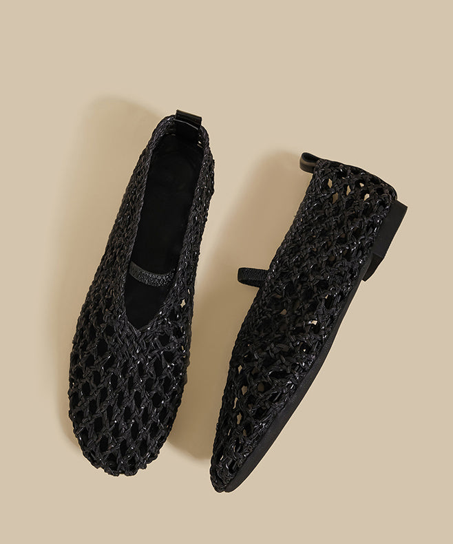 Silver Hollow Out Breathable Splicing New Sandals