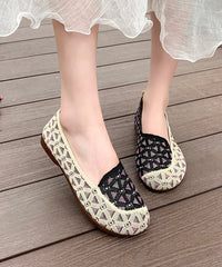 Casual Red Breathable Soft Soled Flats Shoes