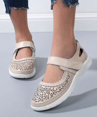 Summer Comfortable Cowhide Leather Sandals Hollow Out