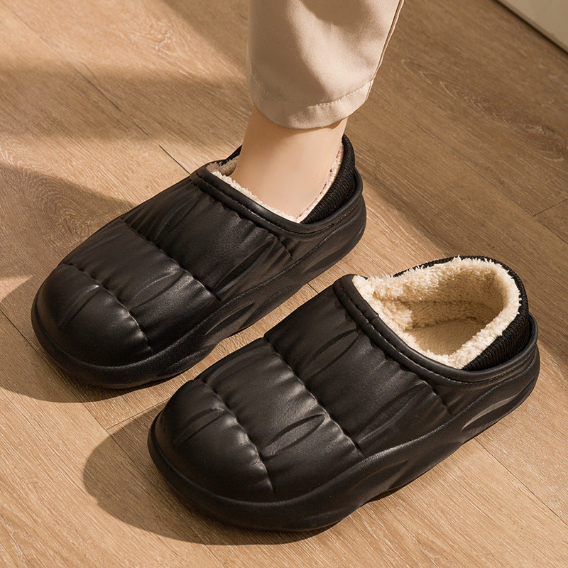 Winter Wool Liner Indoor Warm Solid Shoes