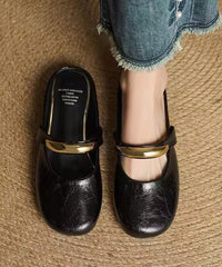 Red Faux Leather Soft Splicing Slide Sandals