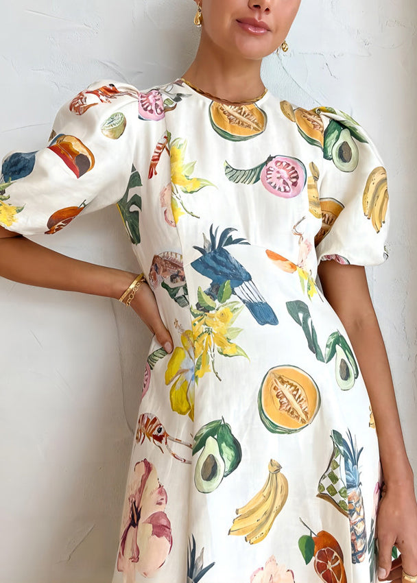 Slim Fit White Flattering Maxi Dresses Summer