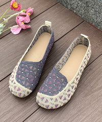 Casual Red Breathable Soft Soled Flats Shoes