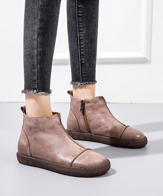 Black Warm Fleece Splicing Platform Flat Shoes