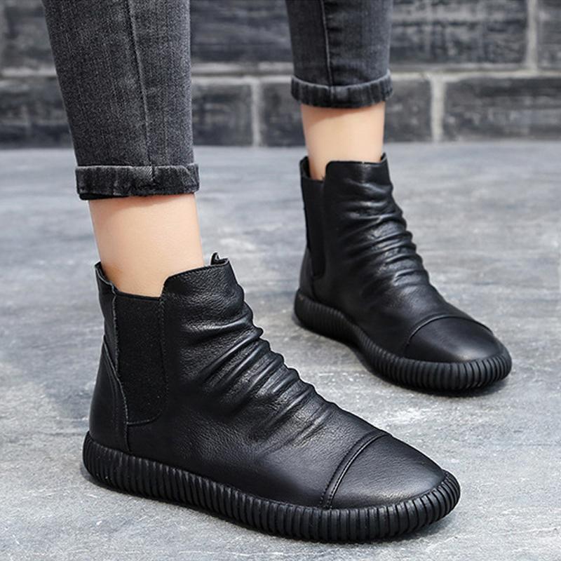 Leather Casual Chelsea Boots