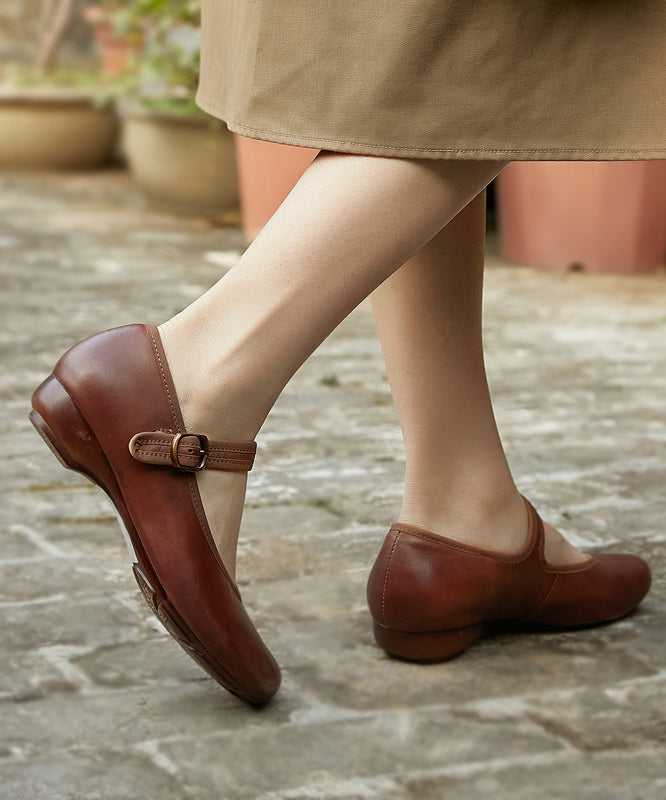 Handmade Vintage Grey Cowhide Leather Shoes
