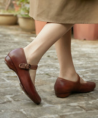 Handmade Vintage Grey Cowhide Leather Shoes