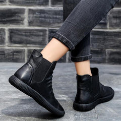 Leather Casual Chelsea Boots