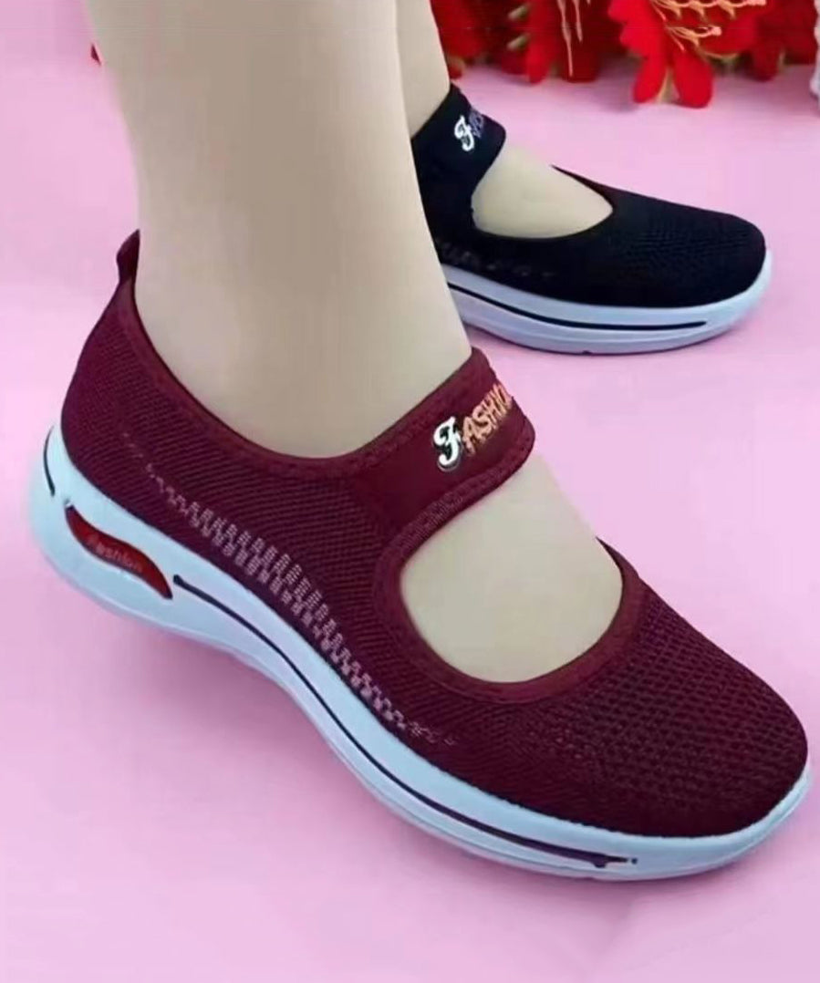 Casual Comfy Flat Feet Shoes Mulberry Breathable Mesh