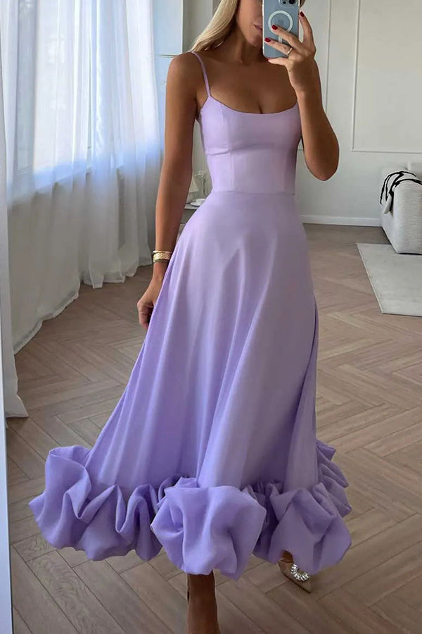 camisole waist cinching charm multi-color banquet party MIDI skirt
