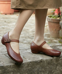 Handmade Vintage Grey Cowhide Leather Shoes