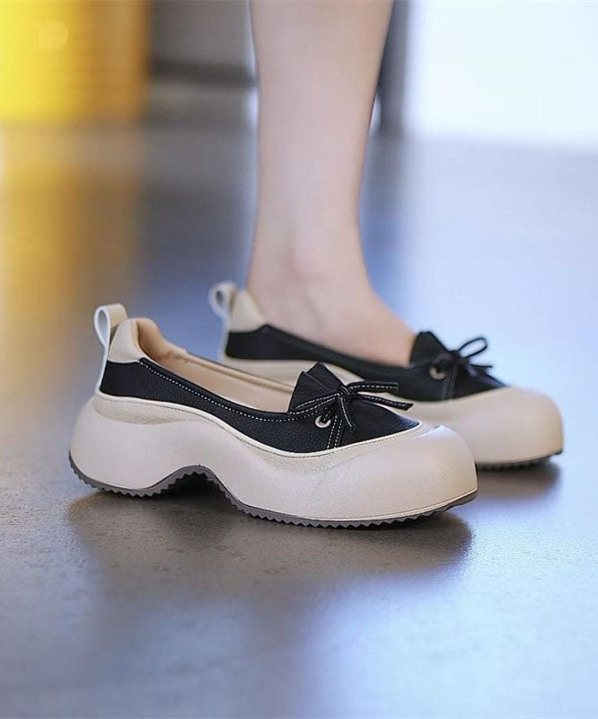 Casual Comfortable Black Versatile Platform Shoes