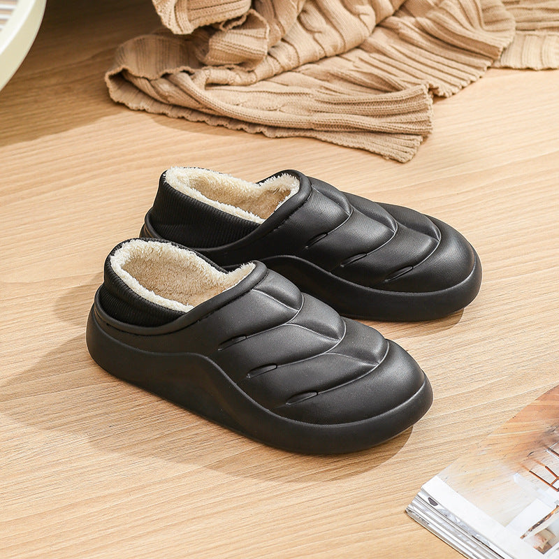 Winter Wool Liner Indoor Warm Solid Shoes