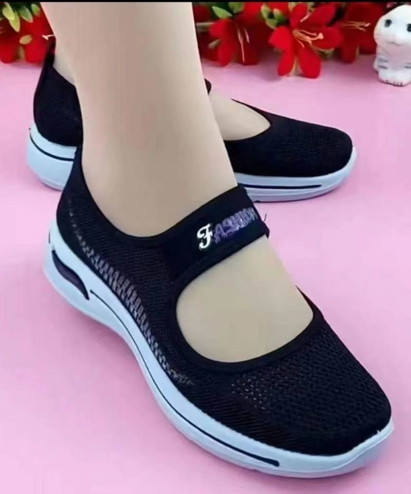 Casual Comfy Flat Feet Shoes Mulberry Breathable Mesh